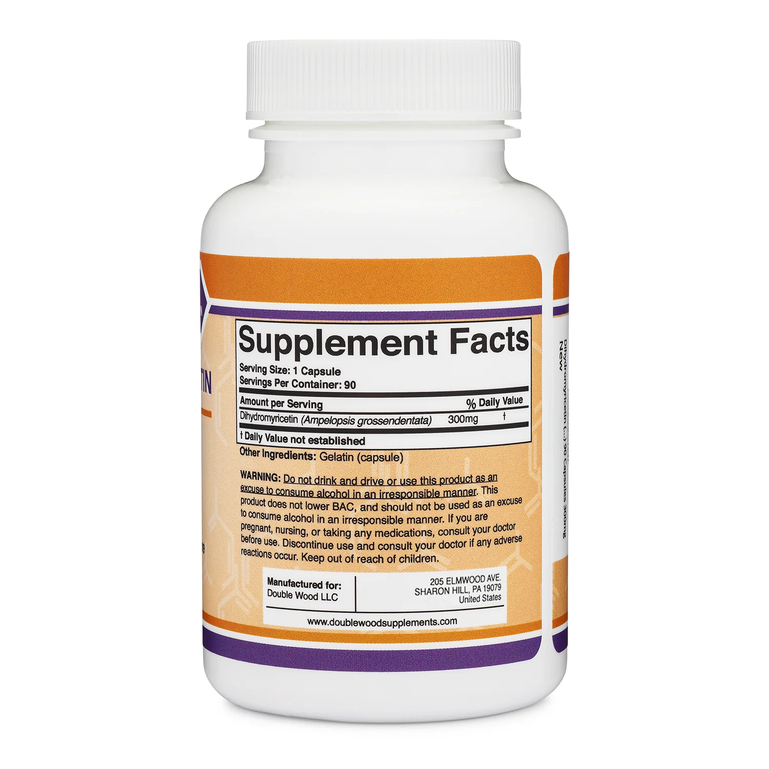 Dihydromyricetin DHM (90 ct.) Supplement - Image 3
