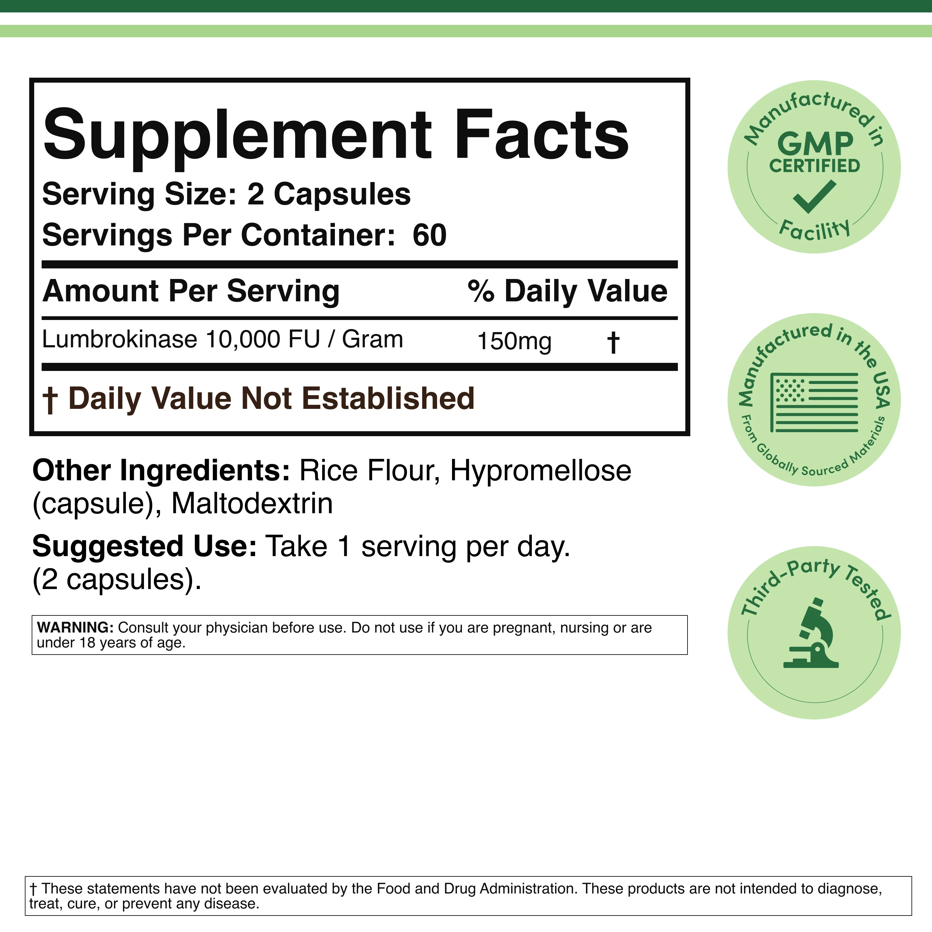 Lumbrokinase Supplement - Image 2