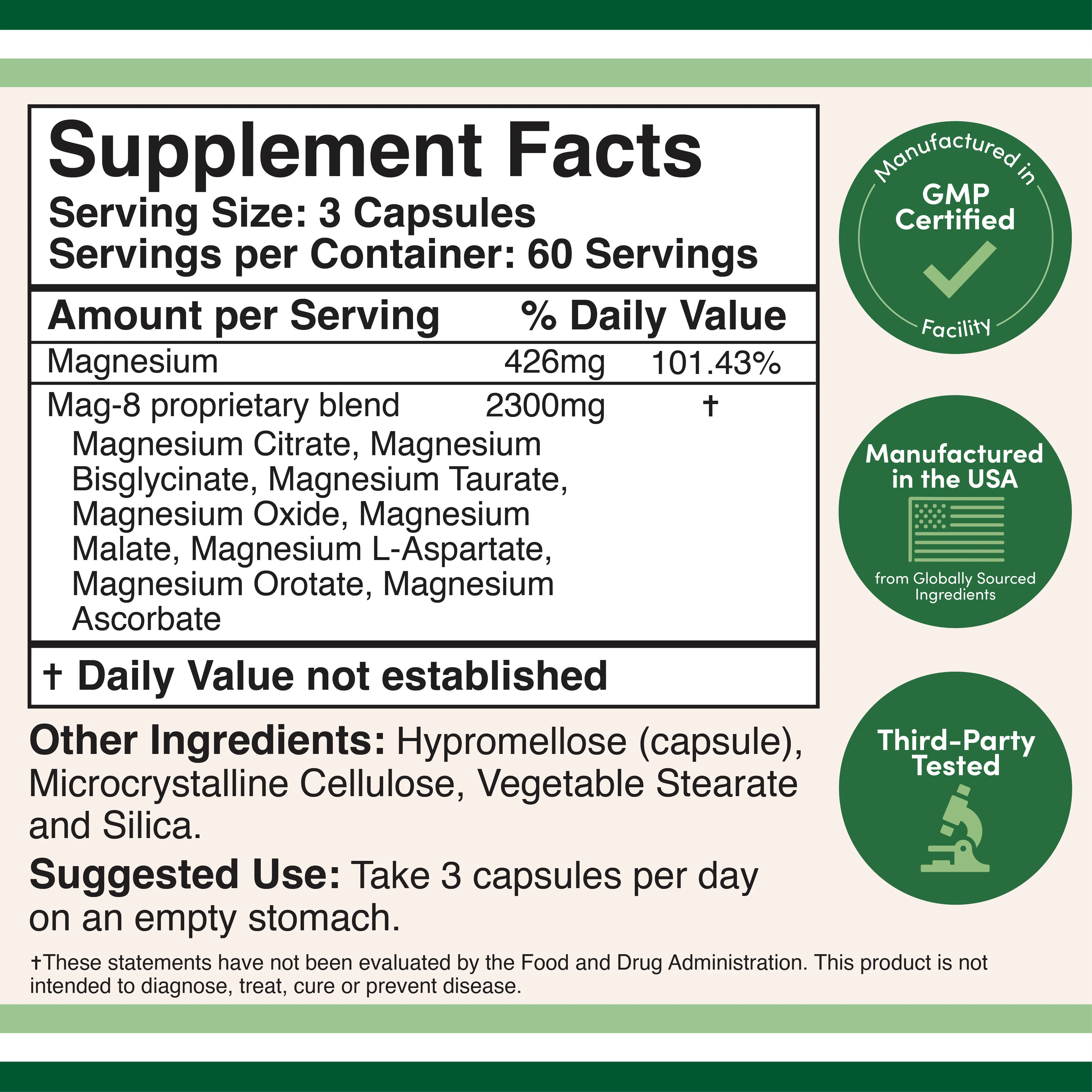Magnesium Complex Supplement - Image 2