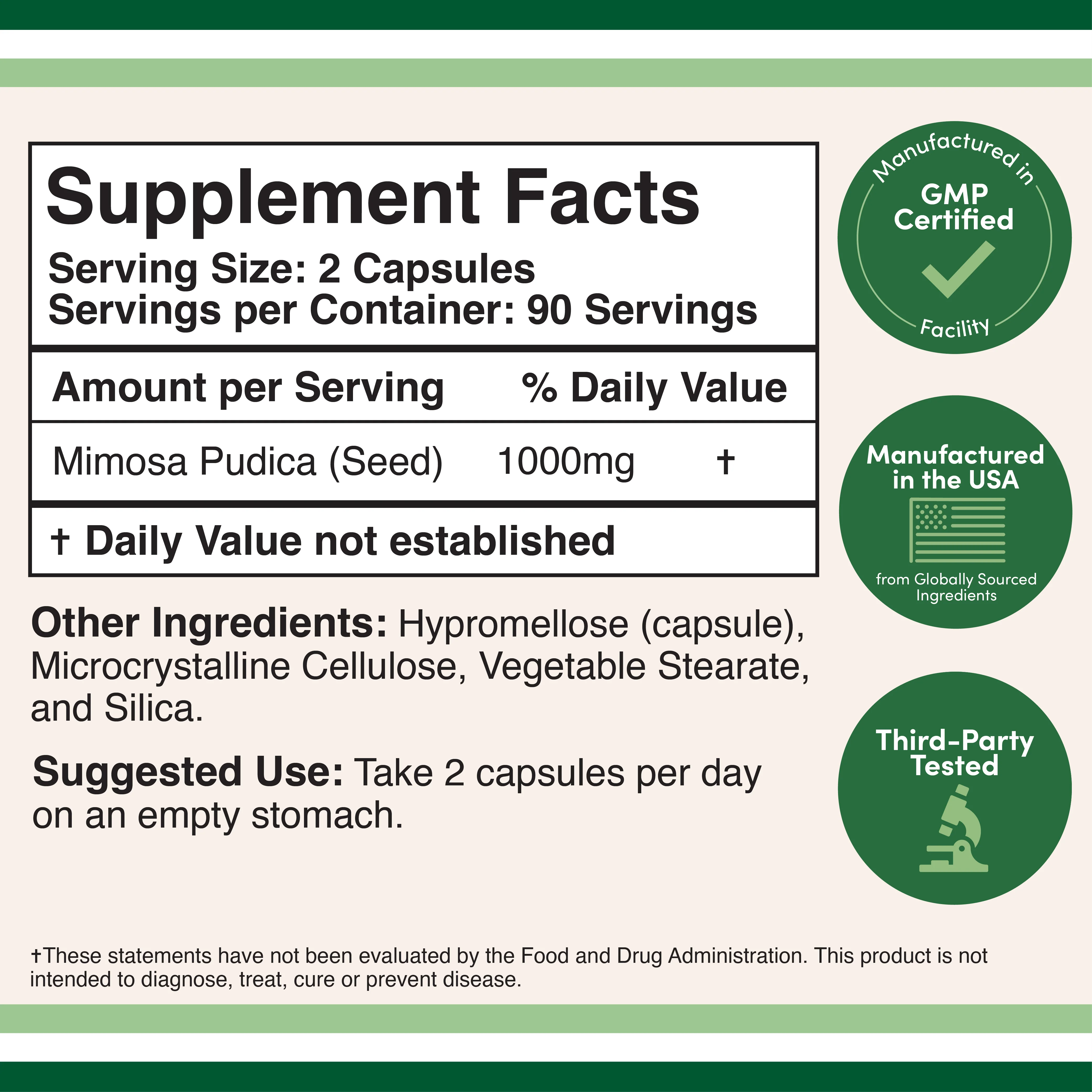 Mimosa Pudica Seed Supplement - Image 2