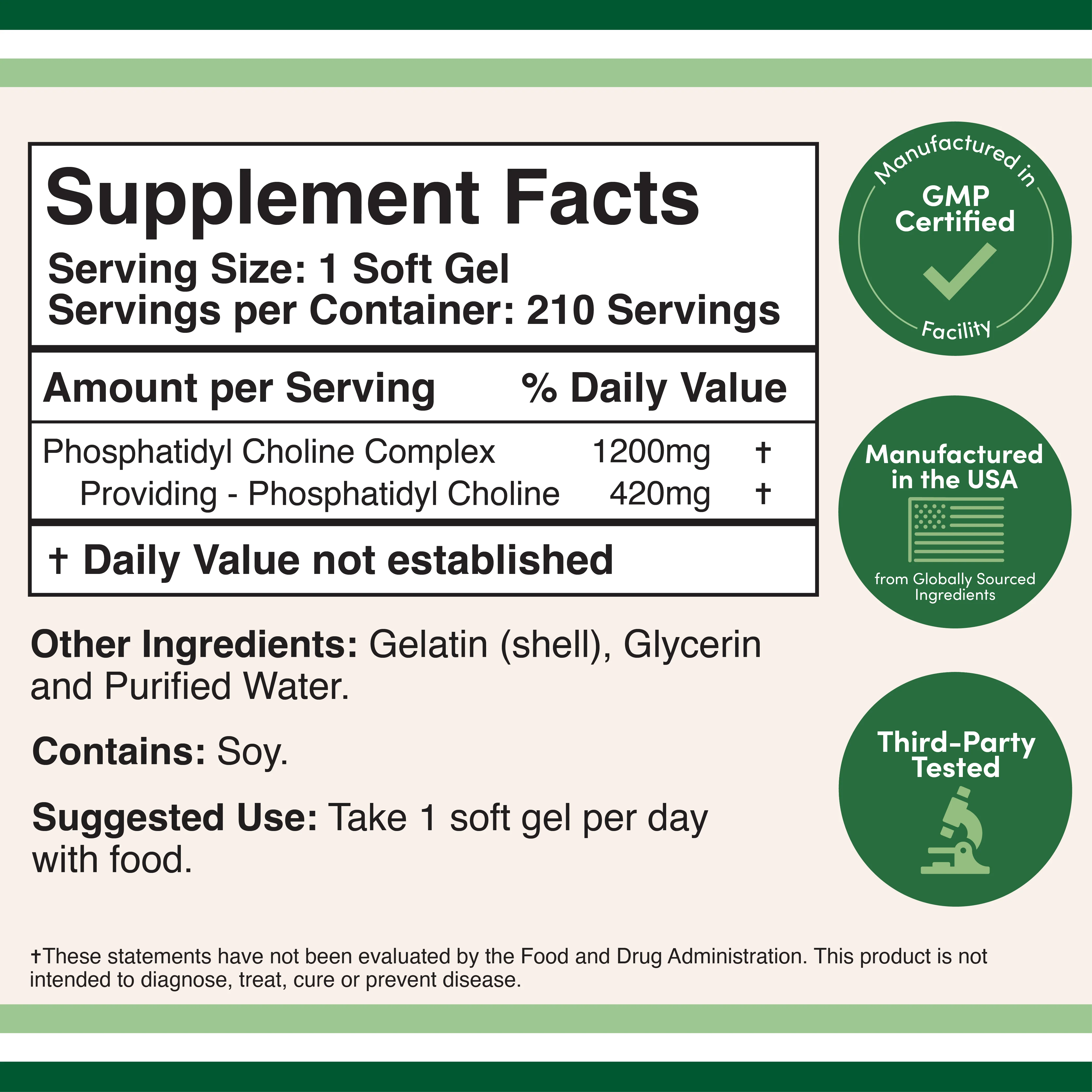 Phosphatidylcholine Complex Supplement - Image 2