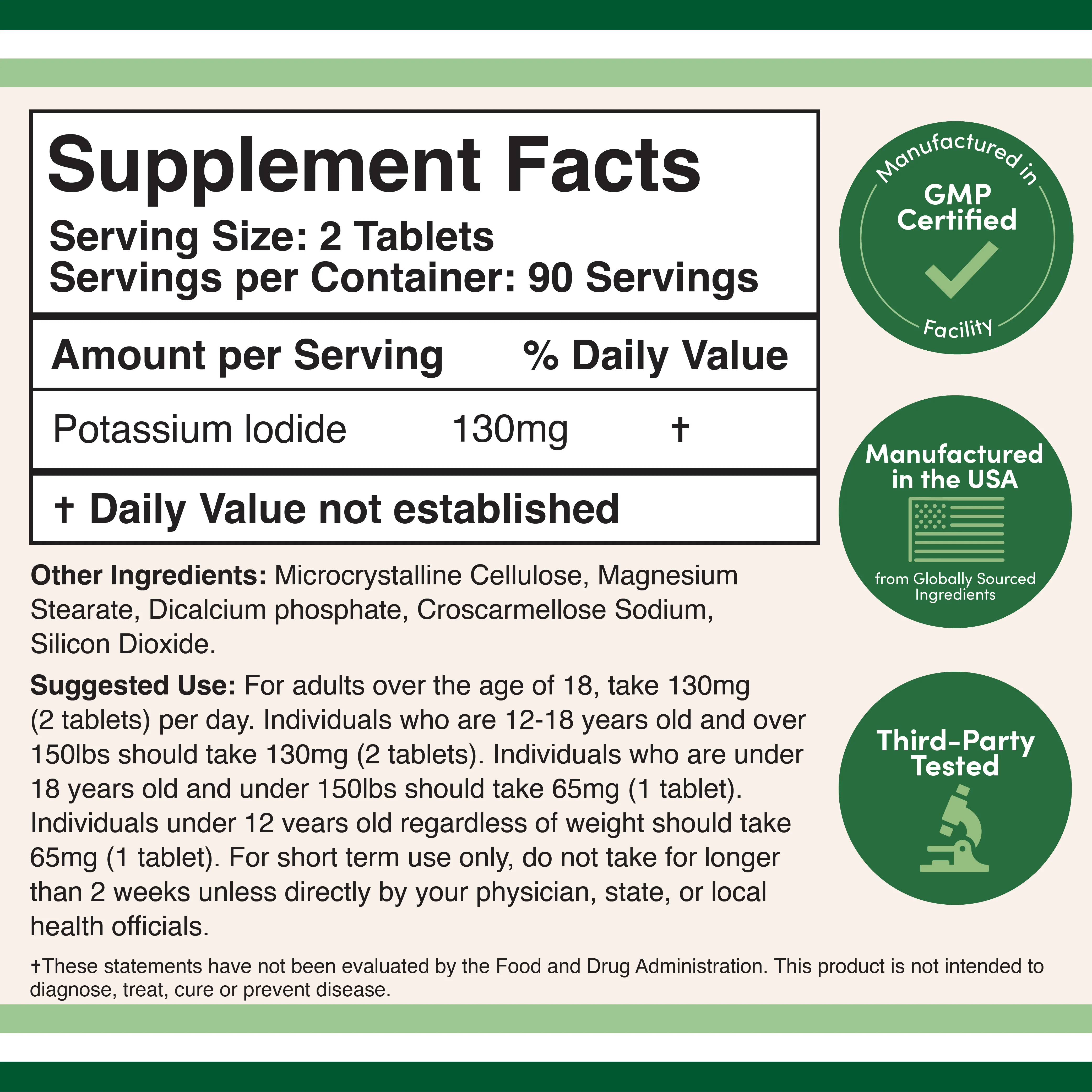 Potassium Iodide Supplement - Image 2
