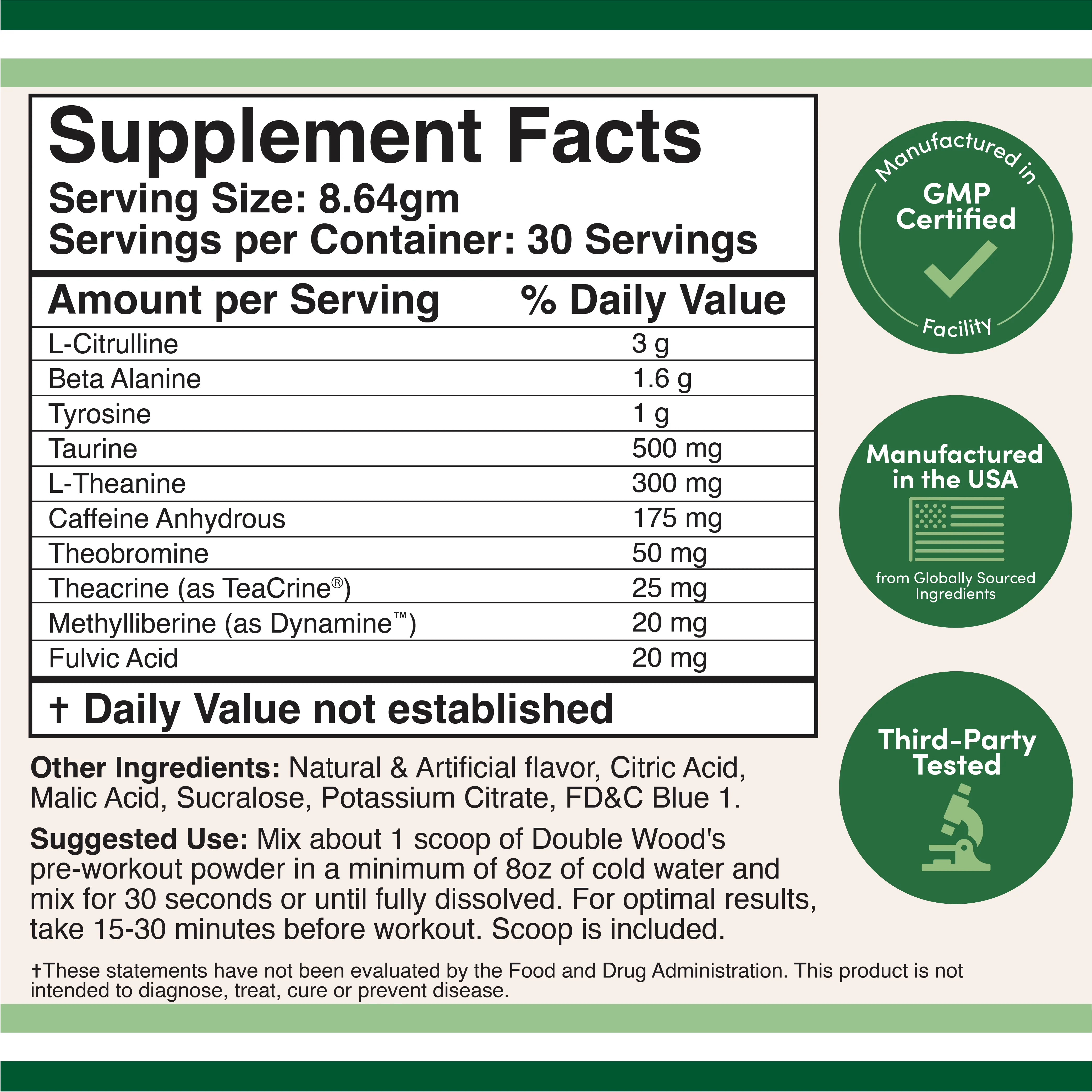 Pre-Workout (Blue Raspberry Flavor) - Image 2