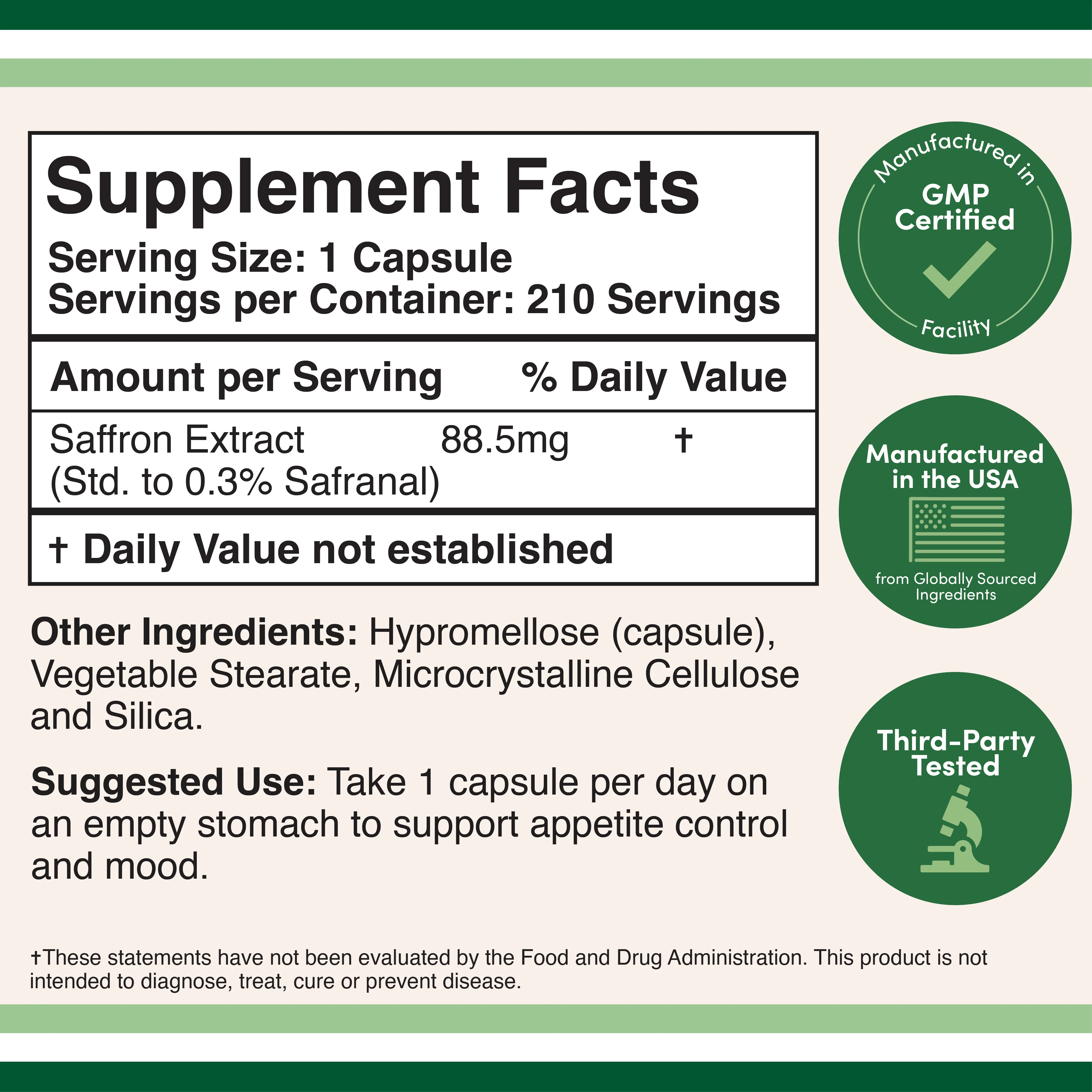 Saffron Extract Supplement - Image 2